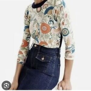 J Crew Black Label Merino Wool Sweater Top